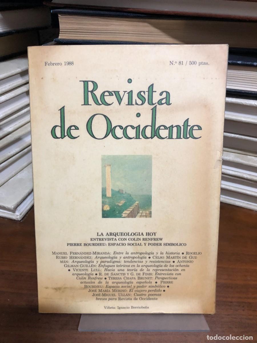 Libros: Revista de Occidente (N.&ordm; 81, Febrero 1988) Fundaci&oacute;n Jos&eacute; Ortega y Gasset