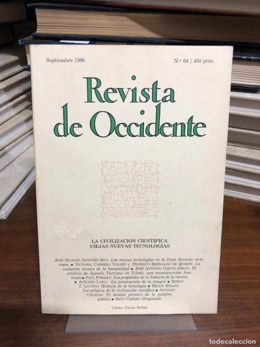 Libros: Revista de Occidente (N.&ordm; 64, Septiembre 1986) Fundaci&oacute;n Jos&eacute; Ortega y Gasset