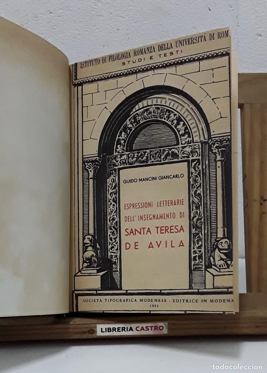 Libros: Espressioni letterarie dell'insegnamento di Santa Teresa de Avila, Guido Mancini - Guido Mancini Gia