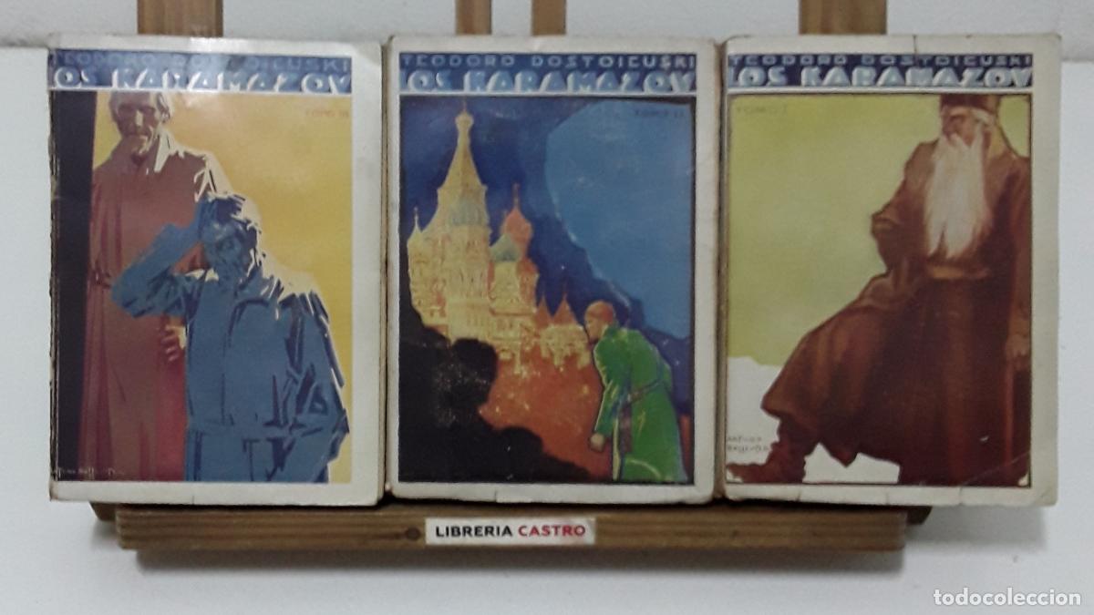 Libros: Los Karam&aacute;zov. III Tomos, Completo - Teodoro Dostoievski.