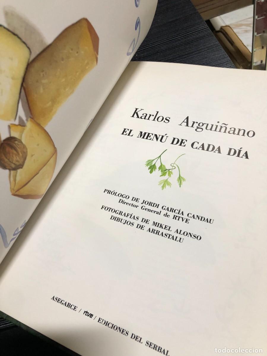 Libros: El men&uacute; de cada d&iacute;a Karlos Argui&ntilde;ano (Ediciones del Serbal) - Foto 5
