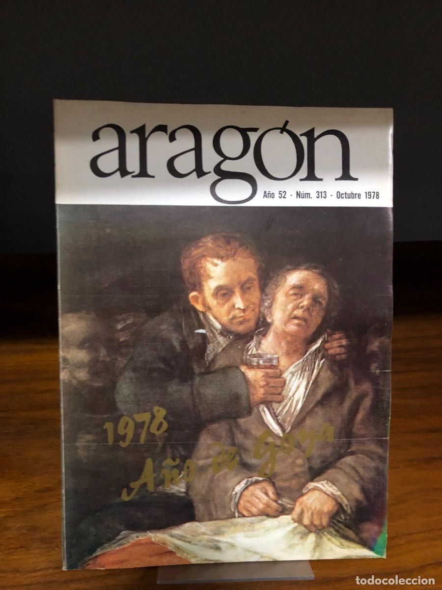 Libros: Revista Arag&oacute;n (A&ntilde;o 52, N&uacute;m. 313, Octubre 1978 - A&ntilde;o de Goya)