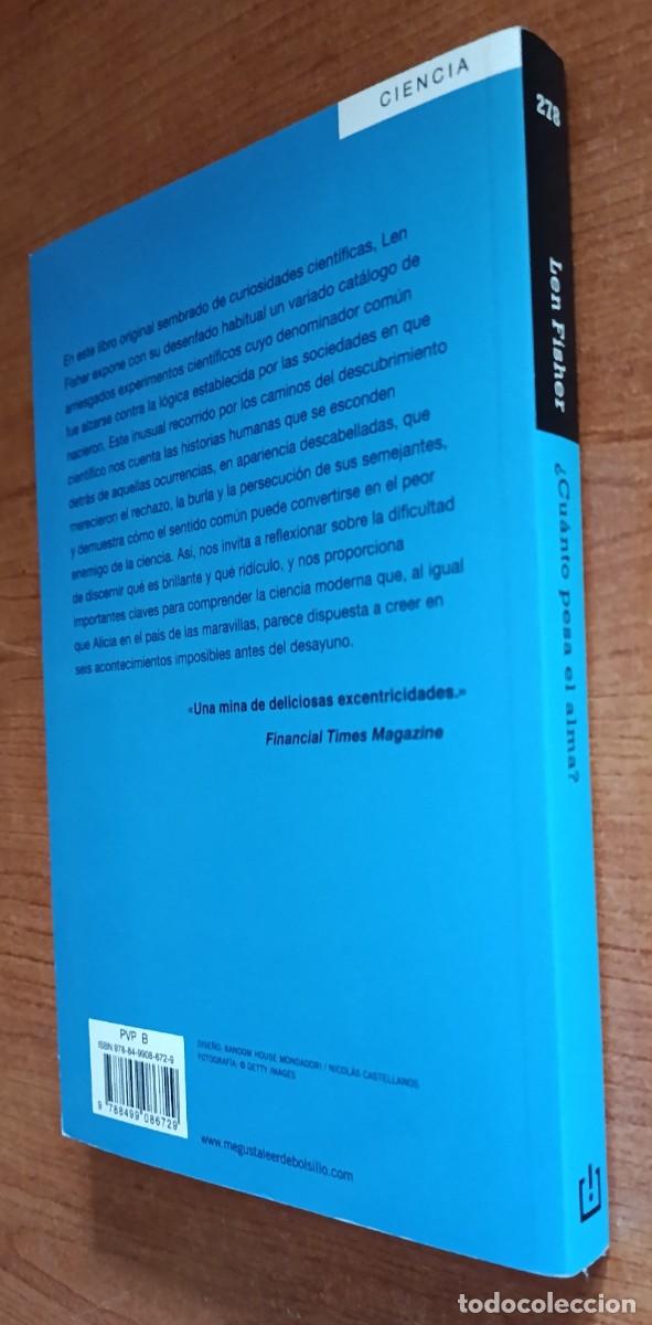 Libros: Cu&aacute;nto pesa el alma, Len Fisher, Debolsillo - Foto 4