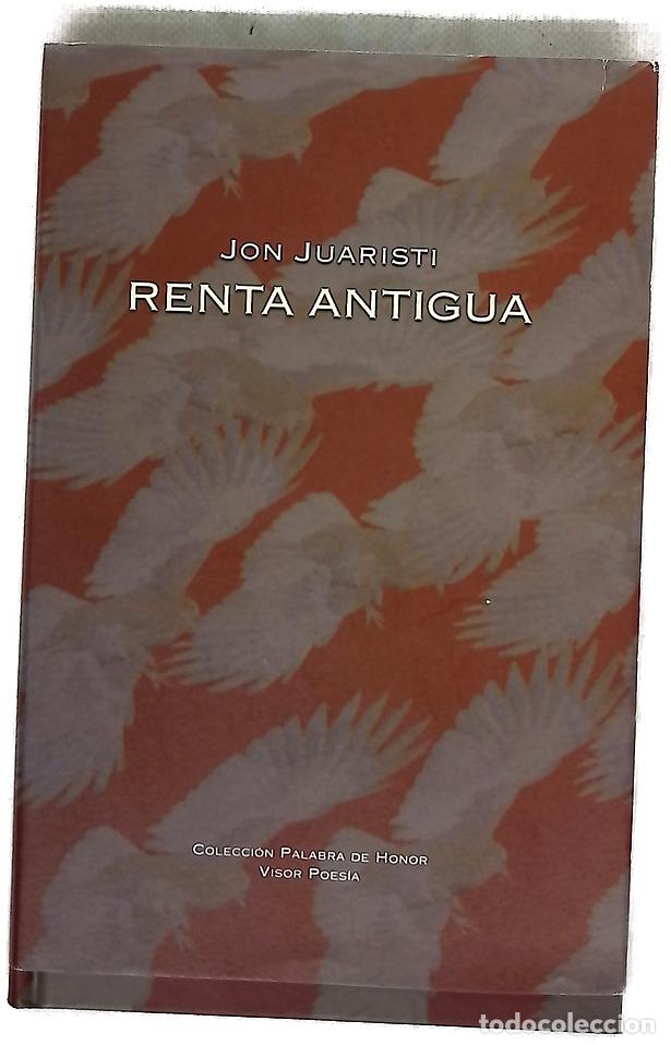 Libros: Renta antigua - Juaristi, Jon