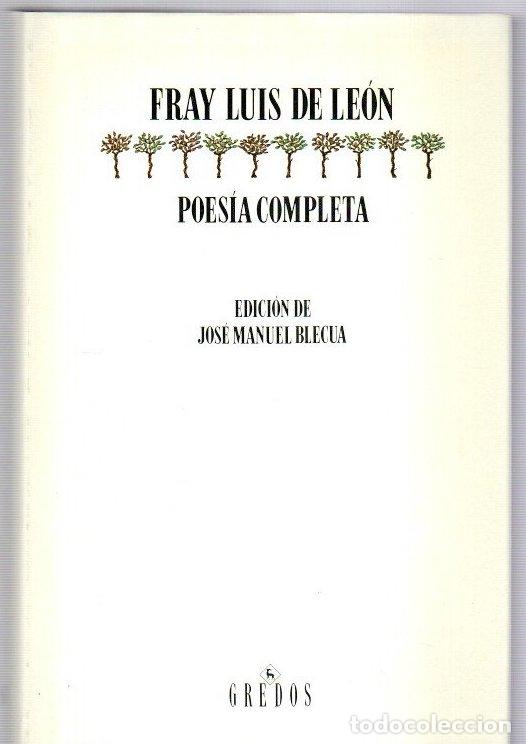 Libros: Poesia completa - Le&oacute;n, Fray Luis de