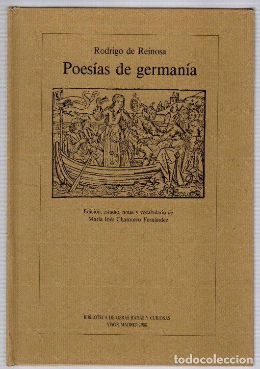 Libros: Poes&iacute;as de german&iacute;a - Reinosa, Rodrigo de