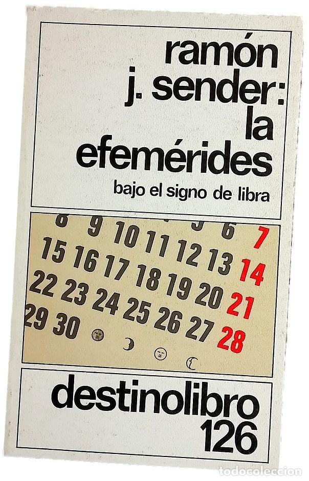 Libros: La efem&eacute;rides (bajo el signo de libra)