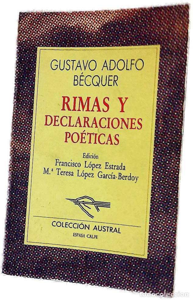 Libros: Rimas y Leyendas - B&eacute;cquer, Gustavo Adolfo