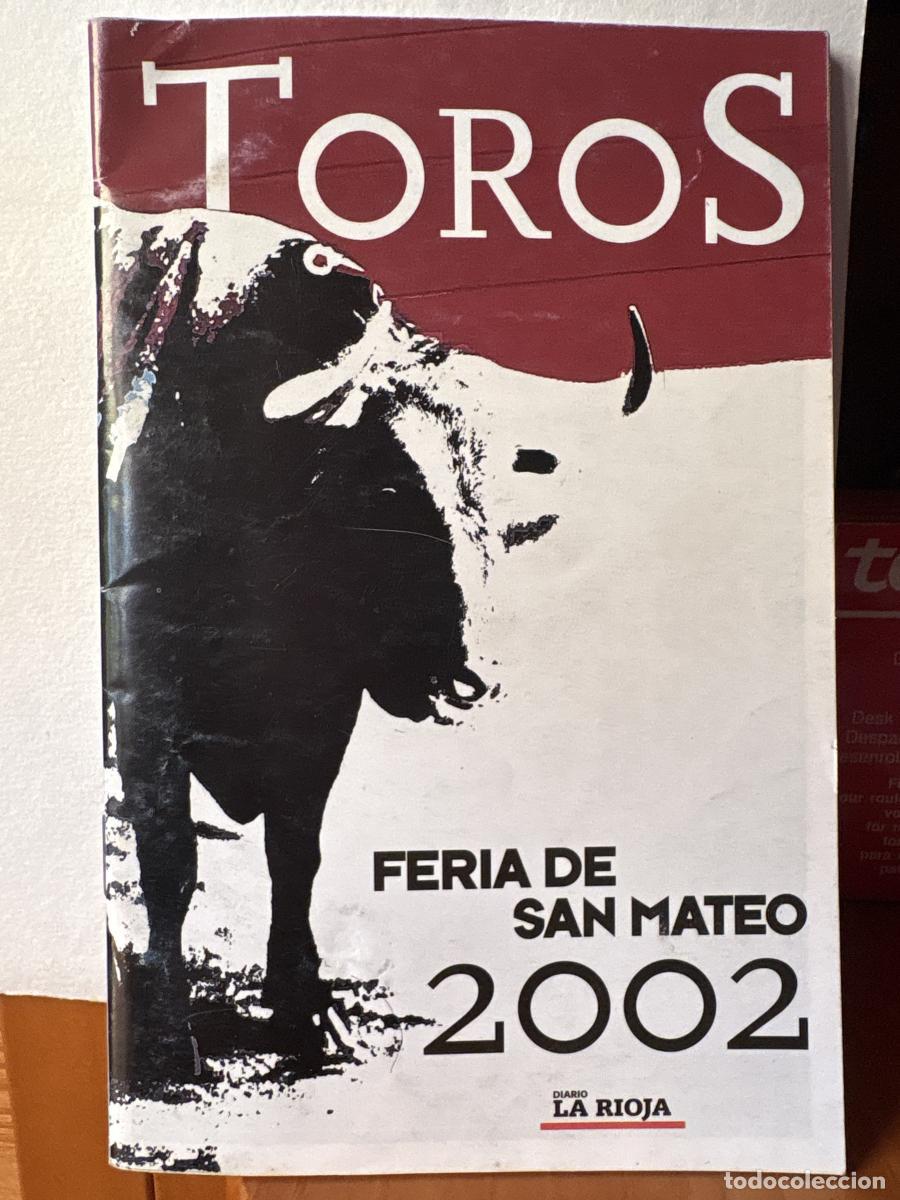 Libros: SUPLEMENTO TAURINO. FERIA DE SAN MATEO 2002. GUIA TAURINA DIARIO LA RIOJA - TDK13