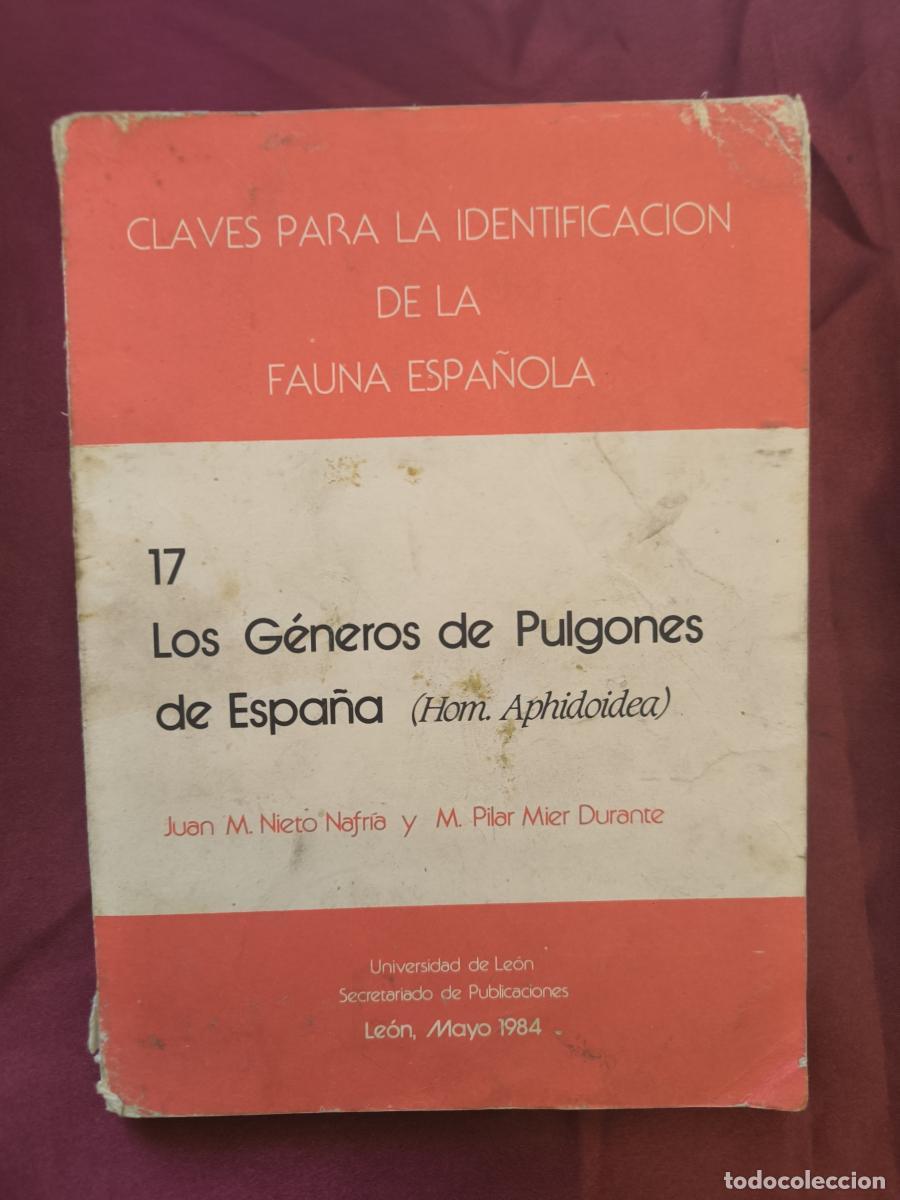 Libros: Claves para la identificaci&oacute;n de la fauna espa&ntilde;ola: Los g&eacute;neros de pulgones de Espa&ntilde;a - Juan Manuel