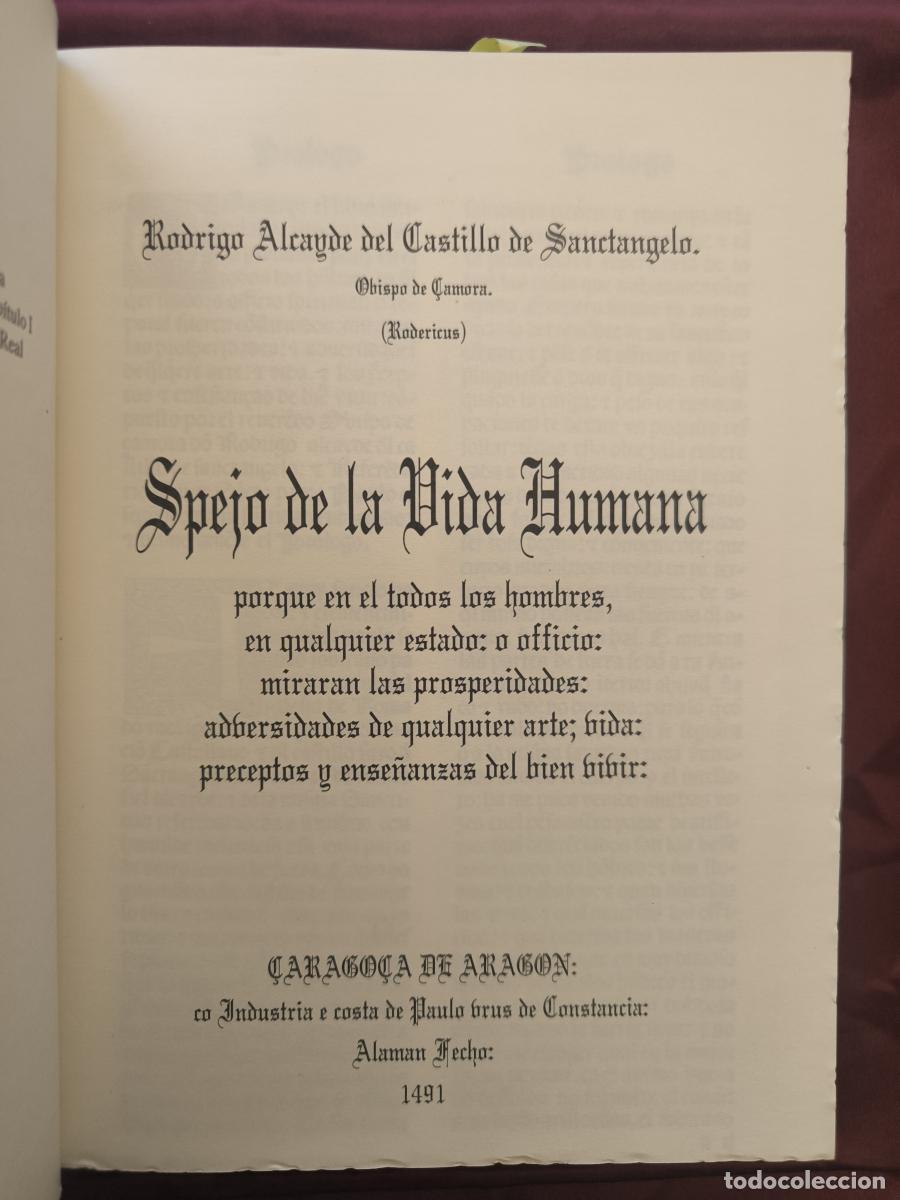 Libros: Spejo de la vida humana (Reproducci&oacute;n facs&iacute;mil de la edici&oacute;n g&oacute;tica e ilustrada por Pablo Hurus en Z