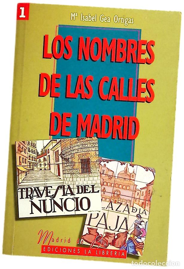 Libros: Los nombres de las calles de Madrid