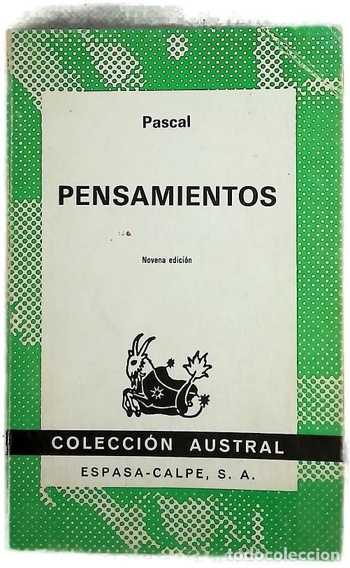 books: Pensamientos - Pascal, Blaise; Zubiri, Xavier