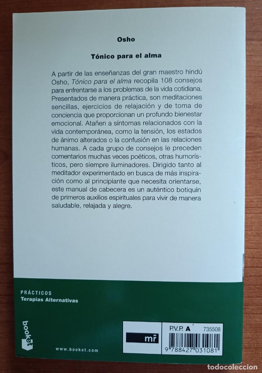 Libros: T&oacute;nico para el alma, Osho, Booket - Foto 3