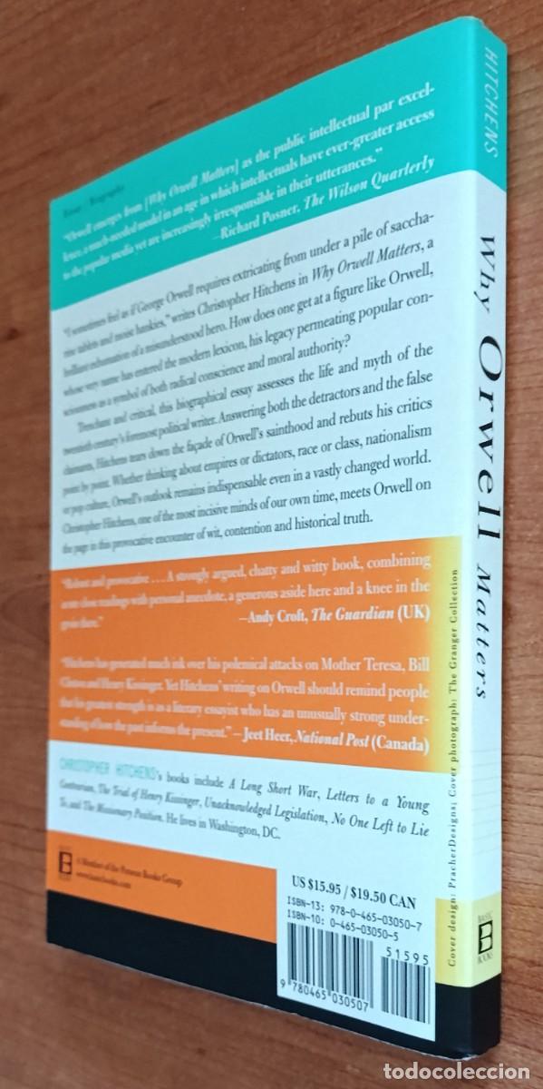 Libros: Why Orwell Matters, Christopher Hitchens, Basic Books - Foto 3
