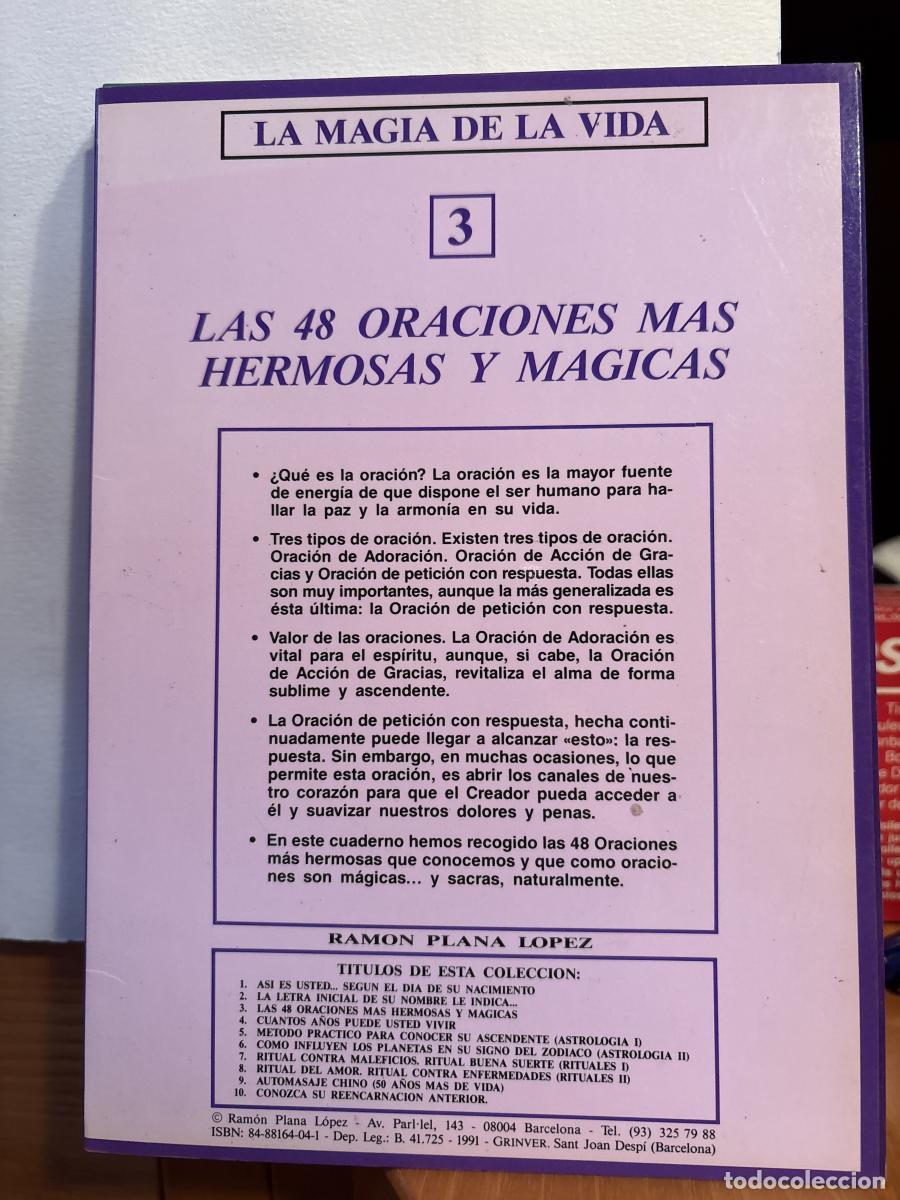 Libros: Las cuarenta y ocho oraciones m&aacute;s hermosas y m&aacute;gicas. COLECCION LA MAGIA DE LA VIDA. N&ordm; 3 - Ram&oacute;n Pl