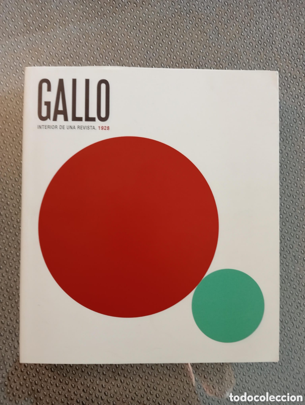 Libros: Gallo. Interior de una revista. 1928. Cat&aacute;logo