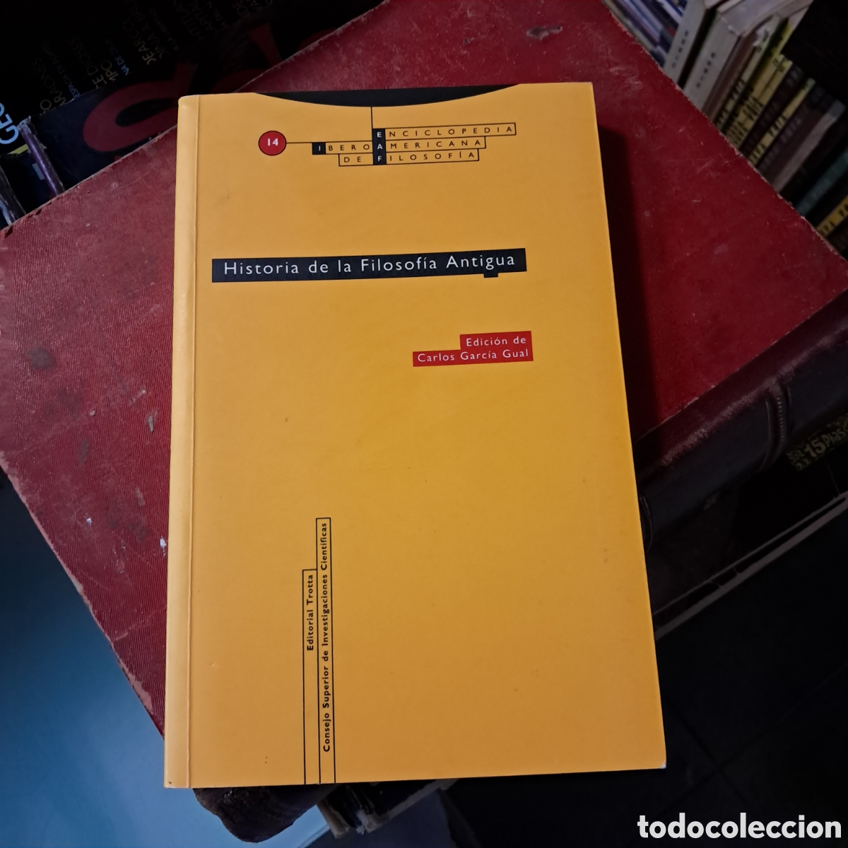 Libros: Carlos Garc&iacute;a, Historia de la filosof&iacute;a antigua, 14,Ed Trotta