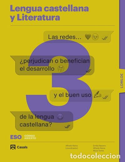 Libros: Lengua castellana y Literatura 3 ESO LOMLOE- 9788421874165