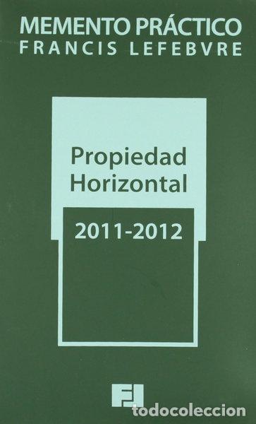 B&uuml;cher: Memento propiedad horizontal 2011-2012- 9788492612963