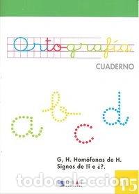 Libros: Ortograf&iacute;a 15- 9788492795147