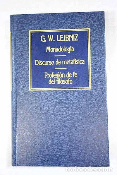Libros: Monadolog&iacute;a - Discurso de Metaf&iacute;sica- 9788475304472