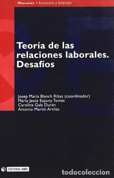 Libros: Teor&iacute;a de las relaciones laborales. Desaf&iacute;os- 9788484293118