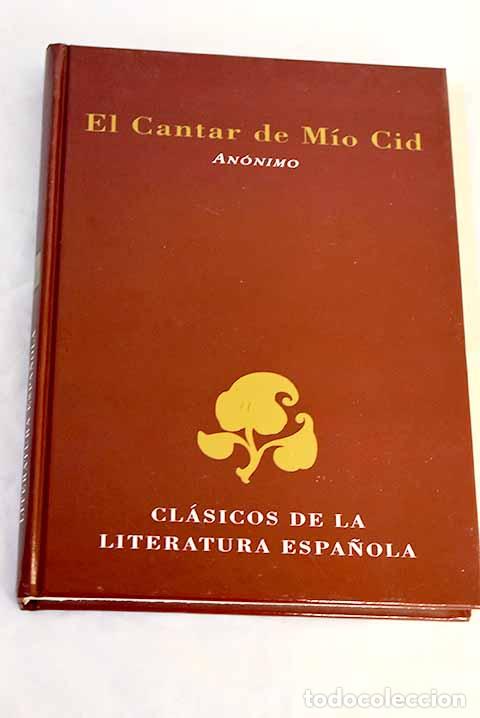 Libros: El cantar de m&iacute;o Cid