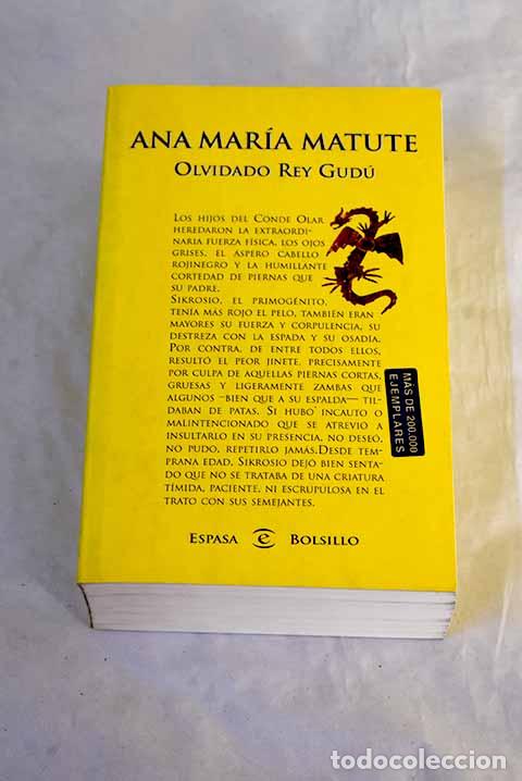 B&uuml;cher: Olvidado rey Gud&uacute;: Matute, Ana Mar&iacute;a.- Matute, Ana Mar&iacute;a