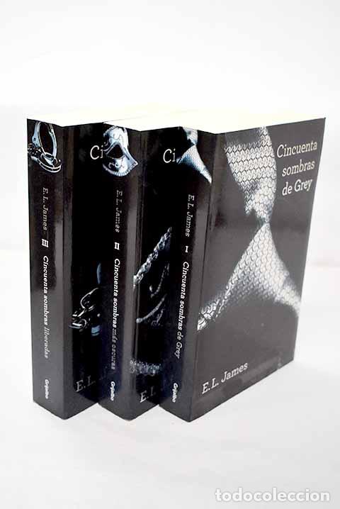 B&uuml;cher: Cicuenta sobras de Grey ; Cincuenta sobras m&aacute;s oscuras ; Cincuenta sombras liberadas.- James, E. L.