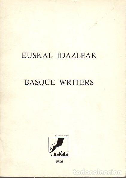 Libros: Euskal Idazleak. Basque Writers - NO CONSTA AUTOR