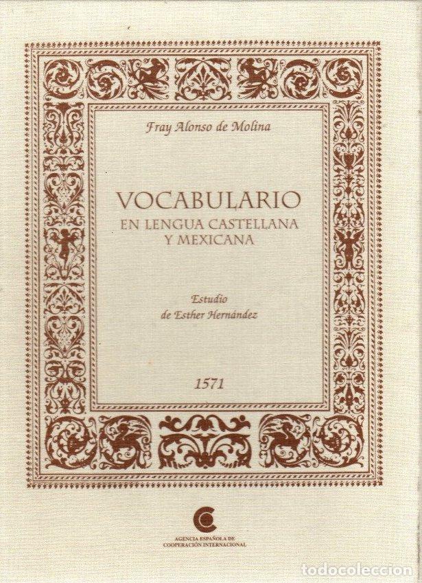 Libros: Vocabulario en lengua castellana y mexicana - Molina, Alonso de