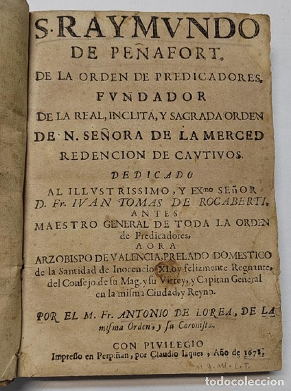 Libros: Raymundo de Pe&ntilde;afort - Antonio De Lorea