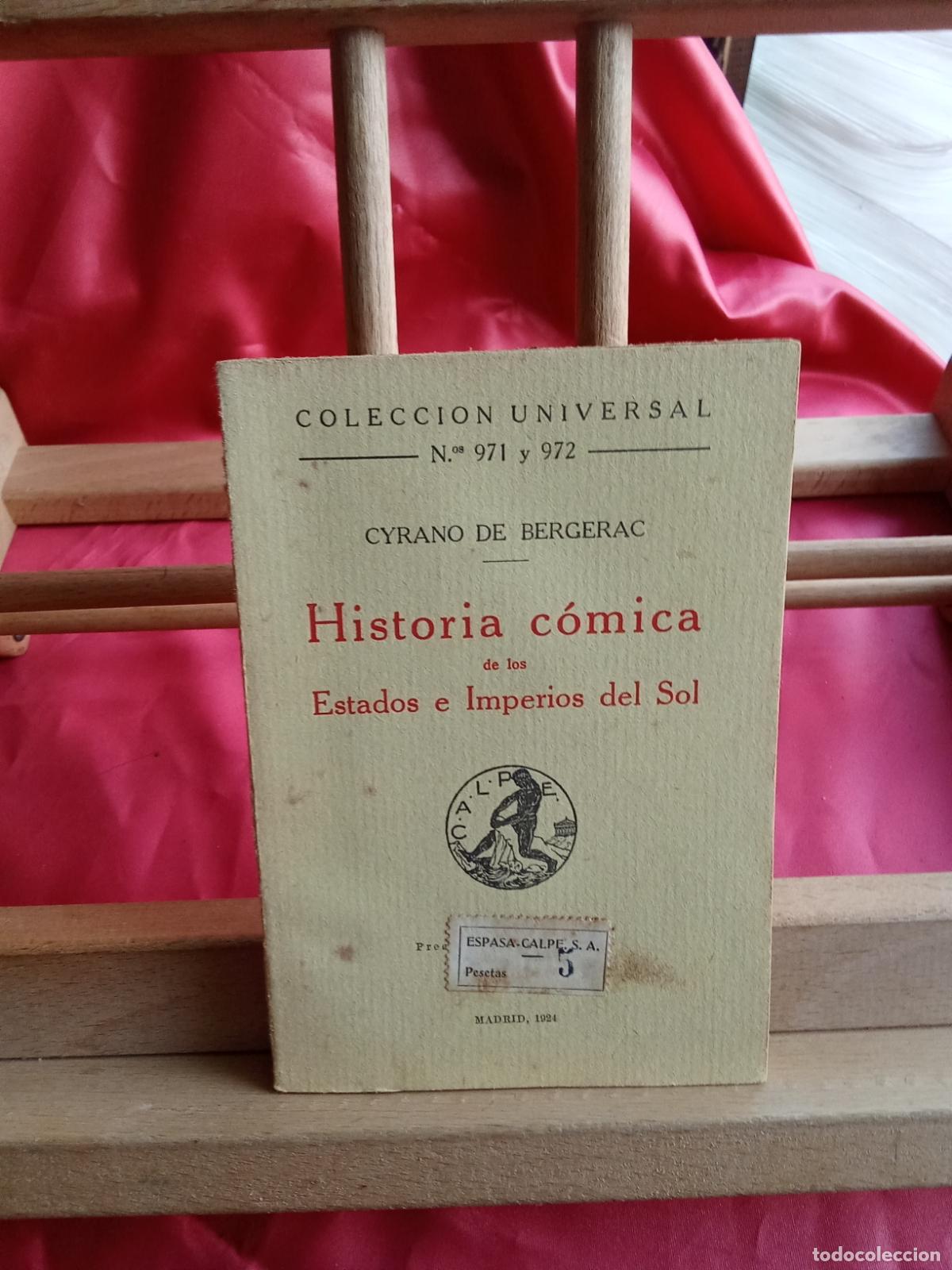 Libros: Historia c&oacute;mica de los estados e Imperios del Sol. Cyrano de Bergerac N.5075