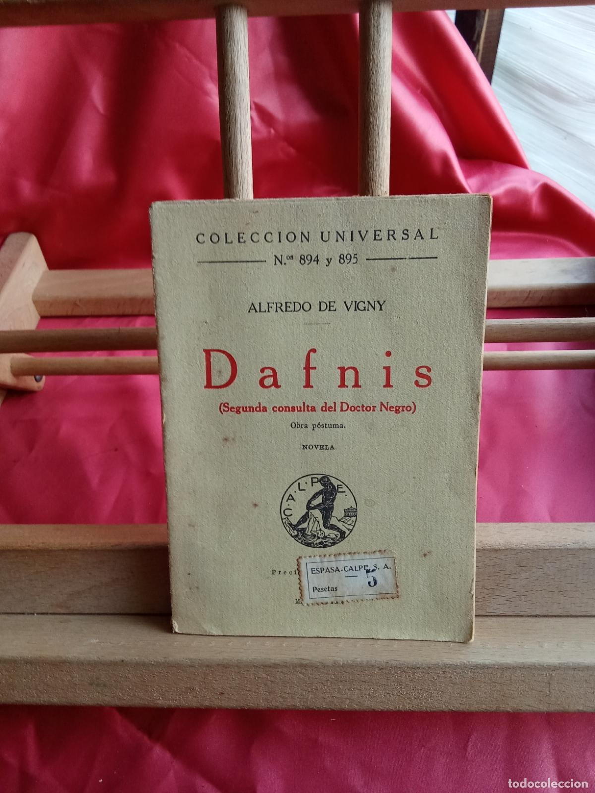 Libros: Dafnis. Alfredo de Vigny N.5076