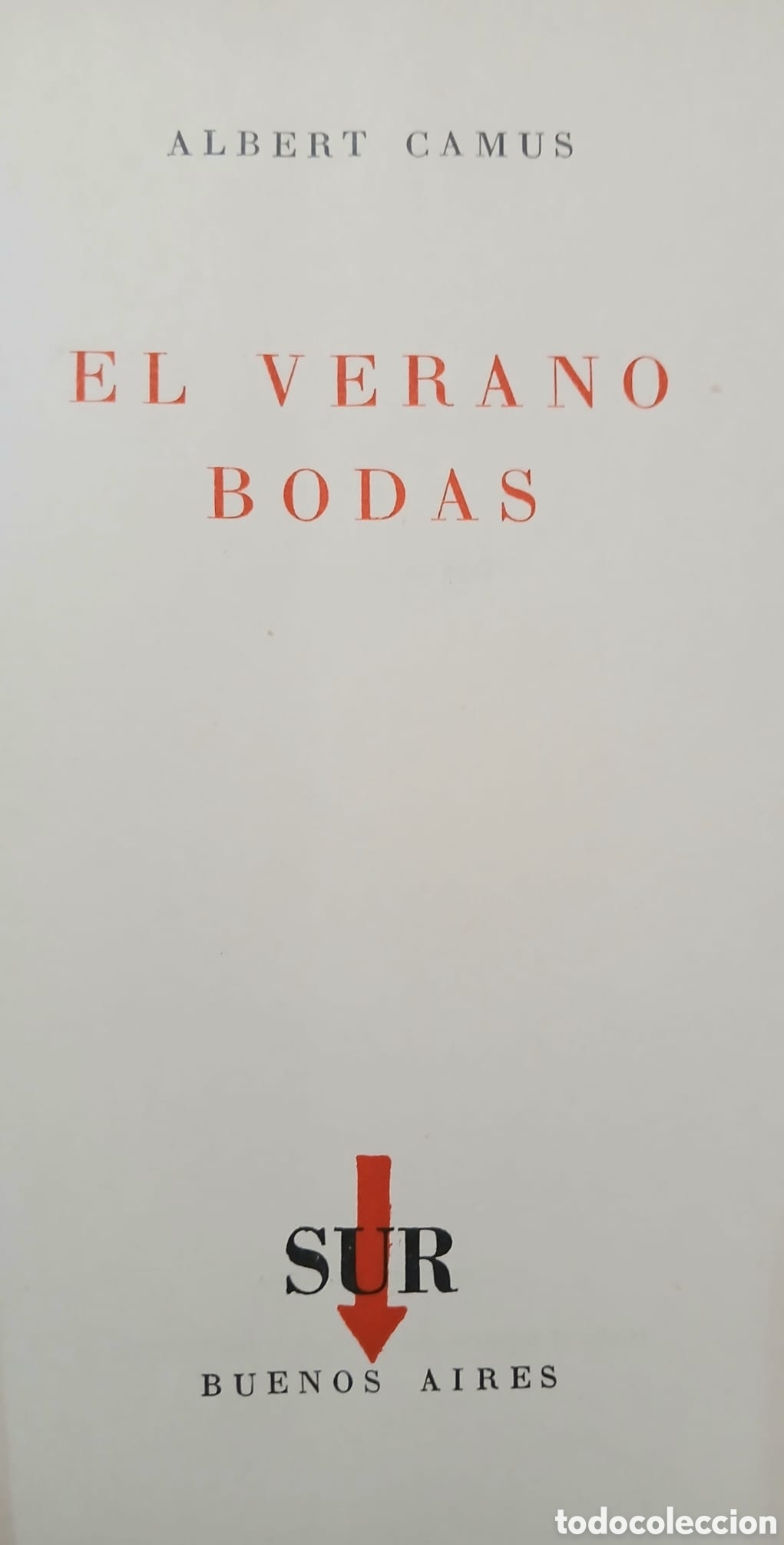 Libros: El verano bodas por Albert Camus
