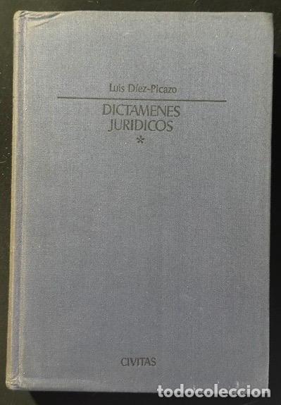 Libros: DICTAMENES JURIDICOS - DIEZ-PICAZO, Luis