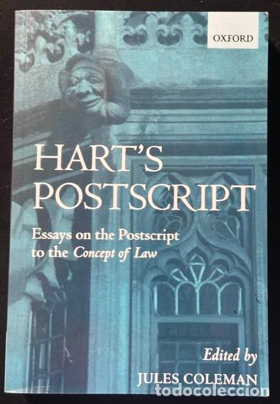 B&uuml;cher: HART'S POSTSCRIPT. Essays on the Postscript to The Concept of Law - COLEMAN, Jules