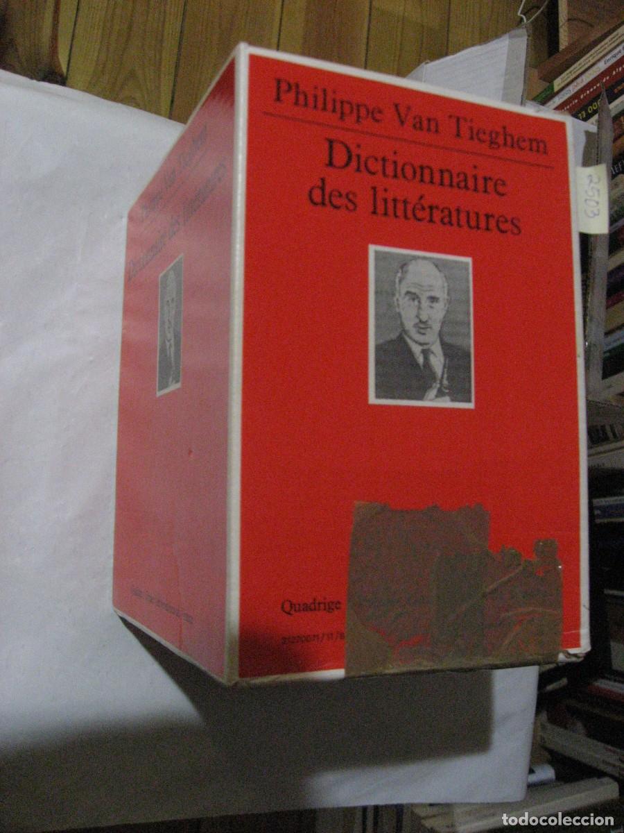 Libros: DICTIONNAIRE DES LITT&Eacute;RATURES (4 TOMOS) - Philippe Van Tieghem - Foto 3