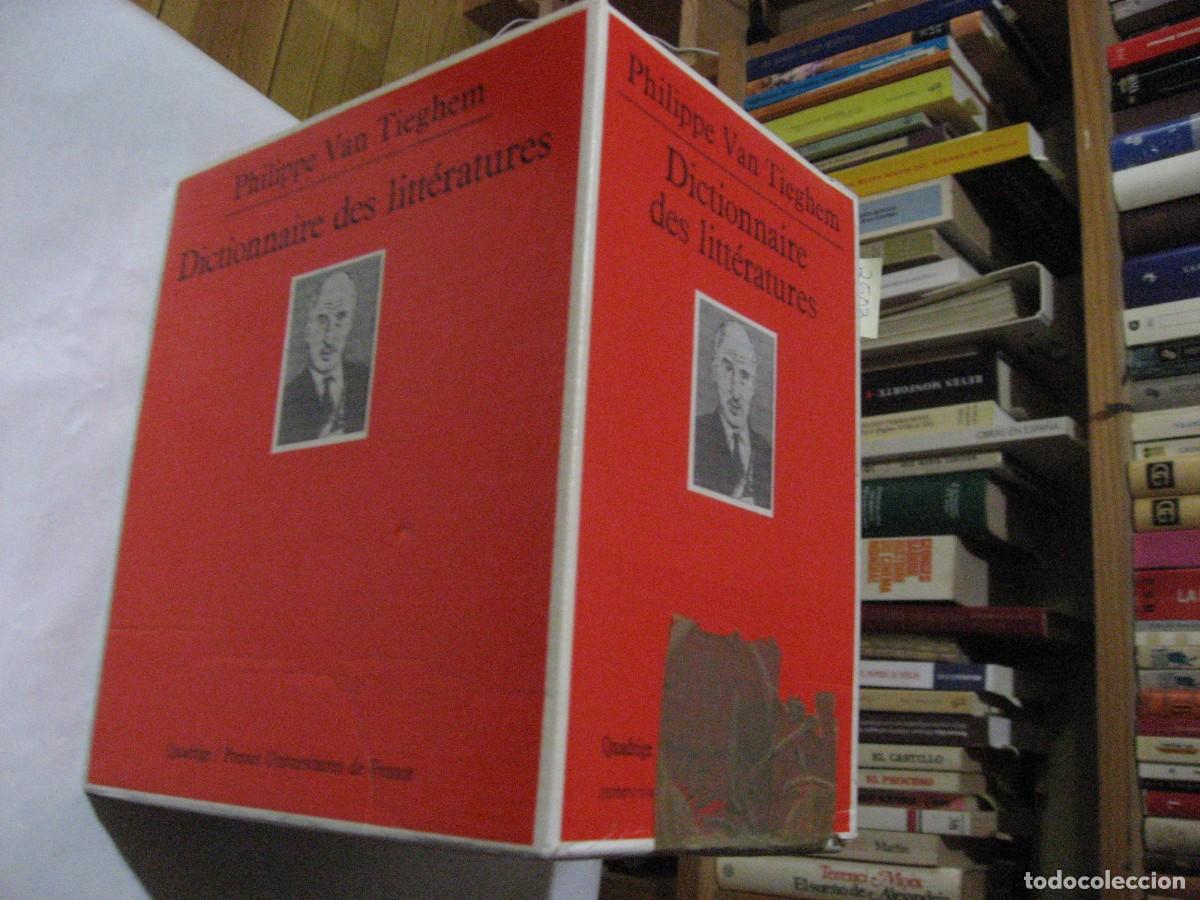Libros: DICTIONNAIRE DES LITT&Eacute;RATURES (4 TOMOS) - Philippe Van Tieghem - Foto 4