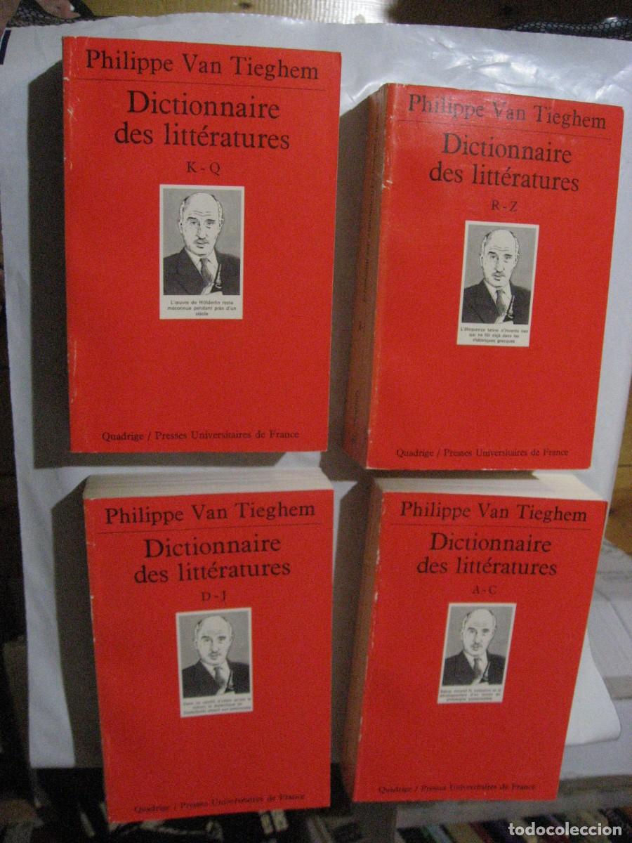 Libros: DICTIONNAIRE DES LITT&Eacute;RATURES (4 TOMOS) - Philippe Van Tieghem - Foto 5