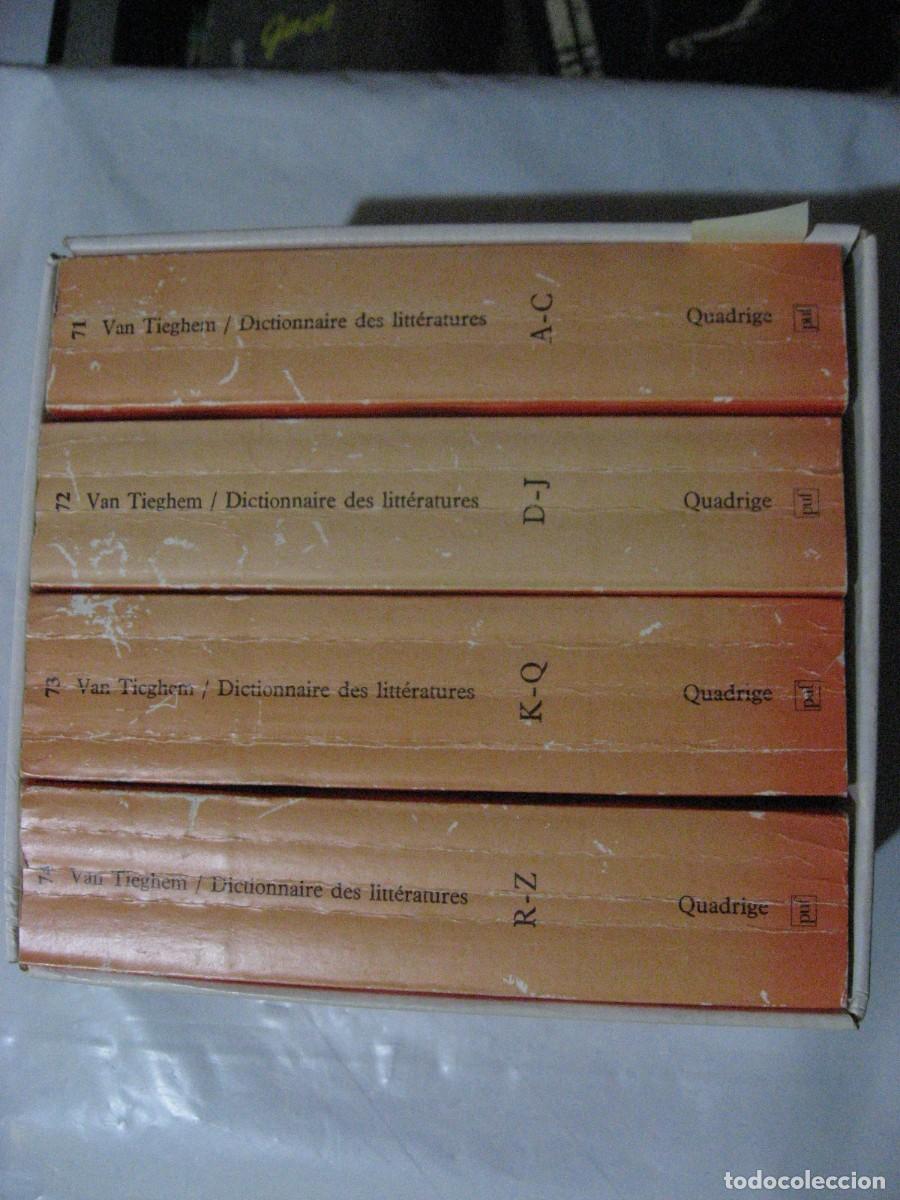Libri di seconda mano: DICTIONNAIRE DES LITT&Eacute;RATURES (4 TOMOS) - Philippe Van Tieghem