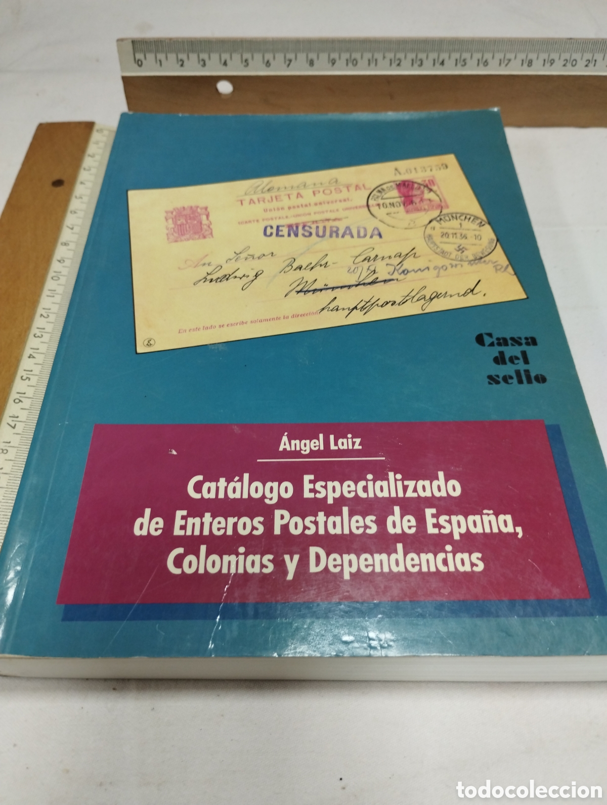 Libros: Catalogo especializado de enteros postales de Espa&ntilde;a, colonias y dependencias. &Aacute;ngel Laiz, 1993