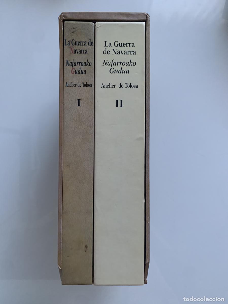 Libros: LA GUERRA DE NAVARRA - NAFARROAKO GUDUA (Edici&oacute;n Triling&uuml;e) 2 tomos - Guilhem Anelier de Tolosa