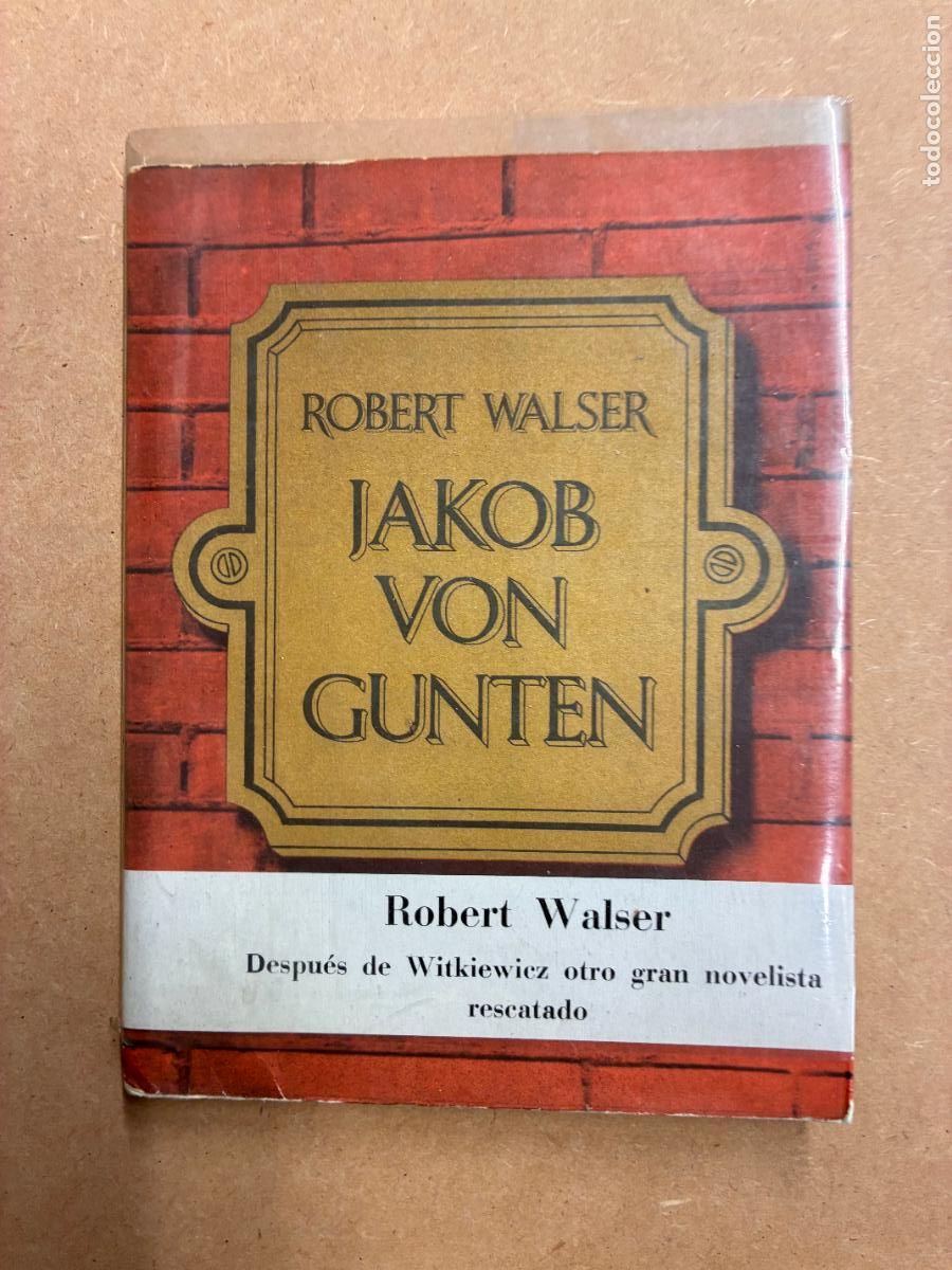 B&uuml;cher: JAKOB VON GUNTEN - ROBERT WALSER.