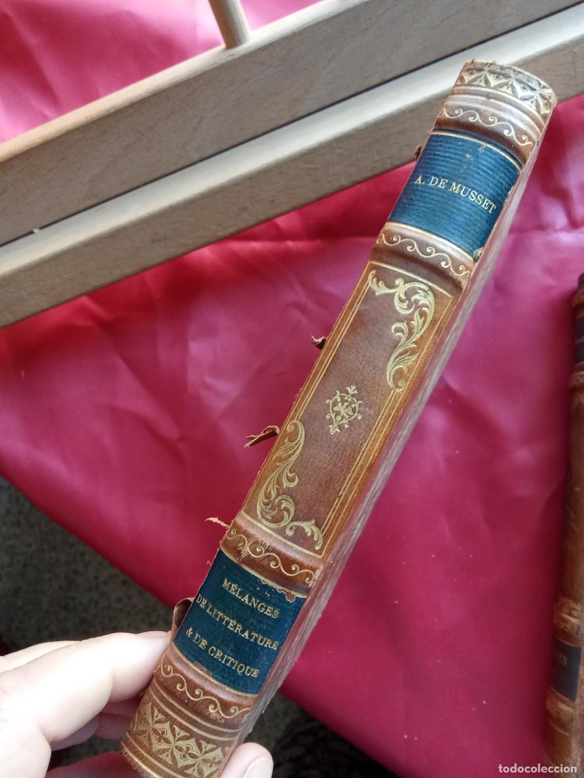Libros: Melanges de litterature & de critique. Alfred de Musset L.17025-540 Franc&eacute;s