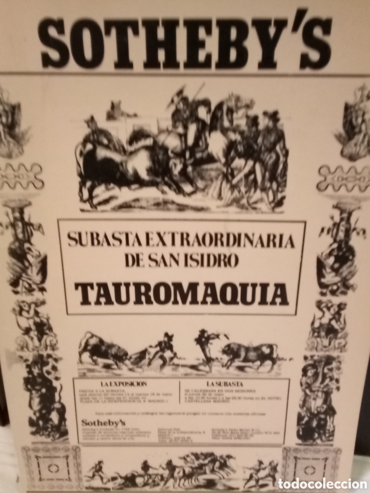 Libri di seconda mano: Sotheby's. Subasta Extraordinaria de San Isidro. Tauromaquia