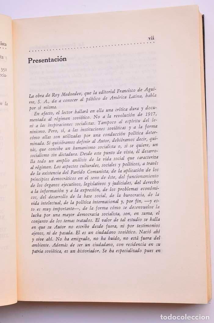 Libros: La democracia socialista - MEDVEDEV, Roy A. - Foto 5