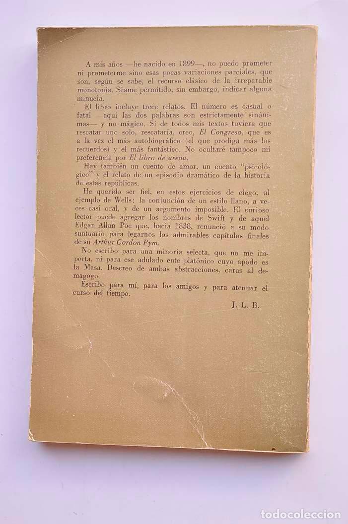 Libros: El libro de arena - BORGES, Jorge Luis - Foto 4