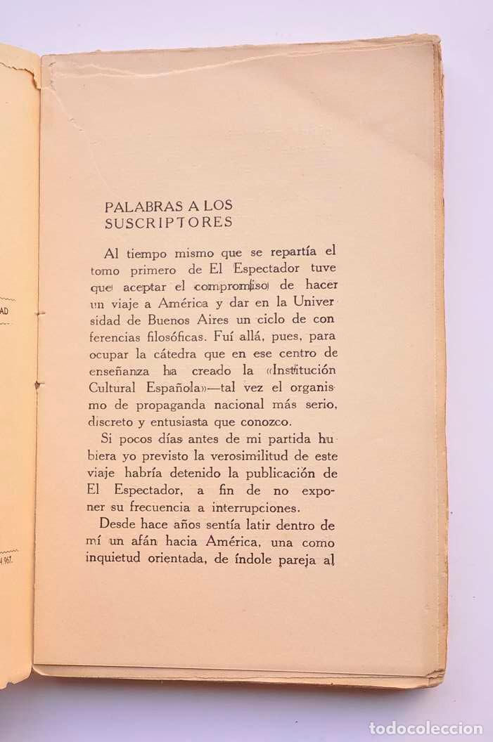 Libros: El espectador. II - ORTEGA Y GASSET, Jos&eacute; - Foto 4